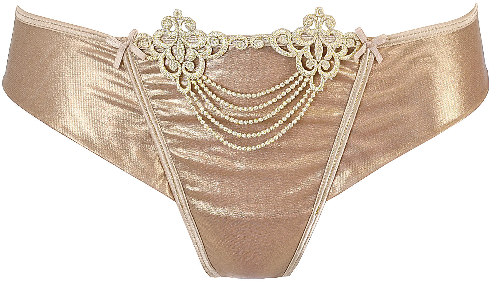 Axami Mermaid G-String Gold Shimmer Brilliance