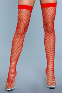 BeWicked Catch Me If You Can Thigh Highs Red