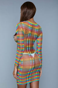 BeWicked Burn Desire Bodysuit Bodystockings Rainbow