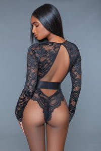 BeWicked Ramona Bodysuit Black Lace