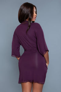 BeWicked Sylvie Robe Violet