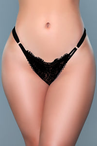 BeWicked Aspen Brazilian Panty 3 Pack of Purple, Black and White