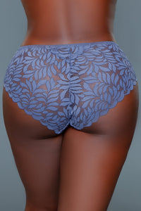 BeWicked Livvy Hipster Mid Rise Lace 3 Pack Panties Pink Peach Gray