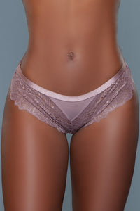 BeWicked Wren Cheeky Lace Bikini 3 Pack Panties Black Bronze Brown