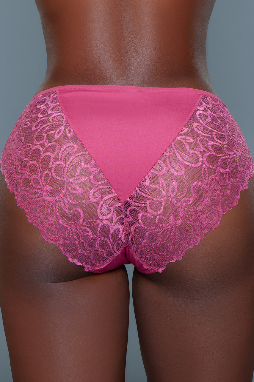 BeWicked Tracy Brief 3 Pack Panties Peach Raspberry Navy