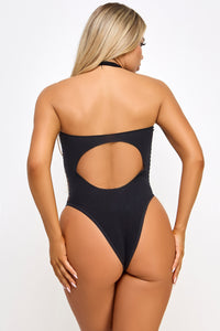 Scarlett Bodysuit Stocking Black