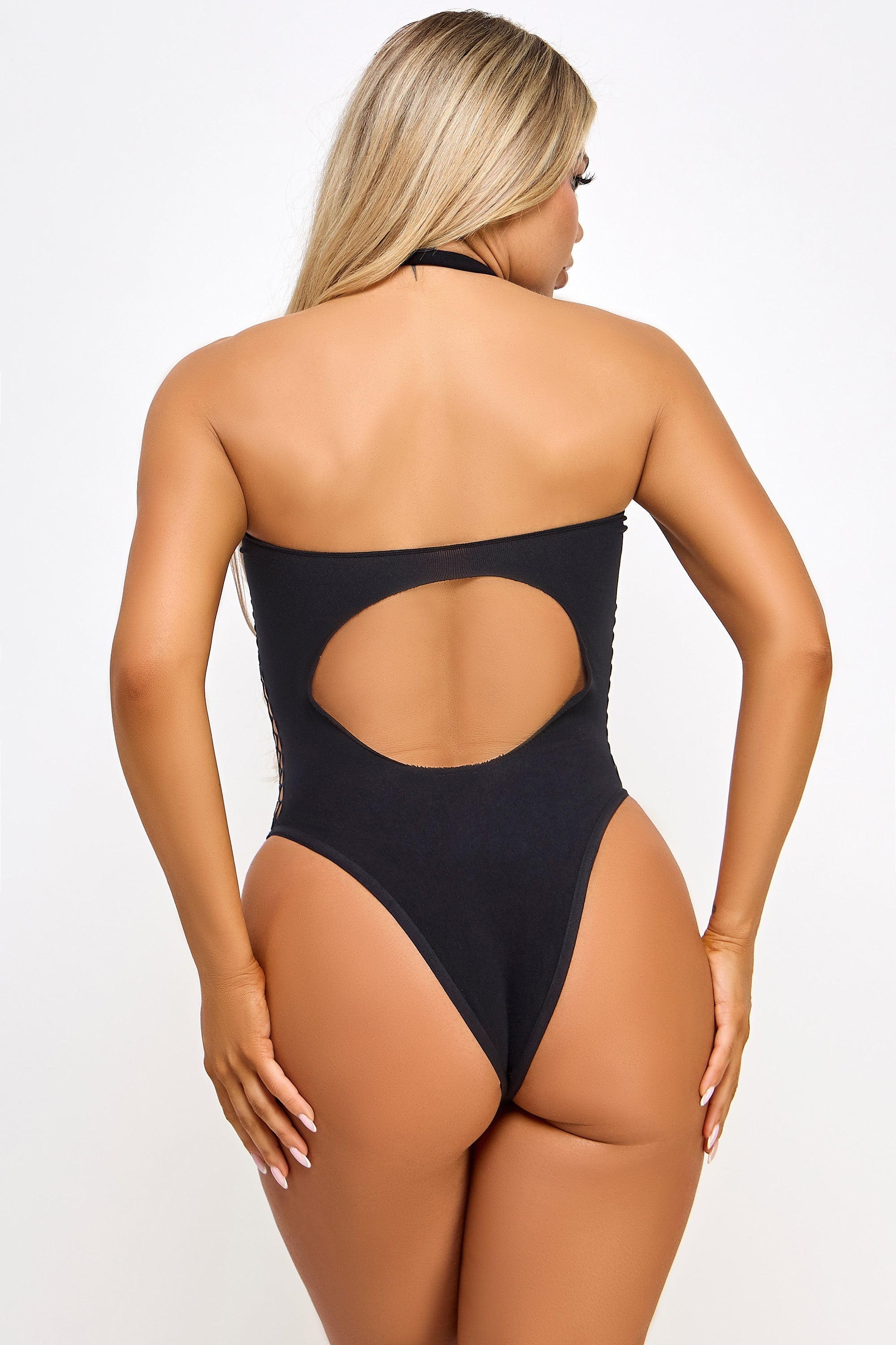 Scarlett Bodysuit Stocking Black