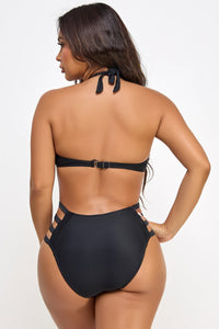 BeWicked Swimwear Calista One Piece Statement Swimsuit Black