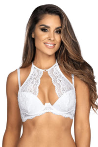 Axami Summer Bride High Neck Lace Push-up Bra