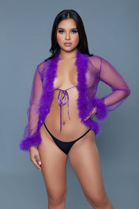 Burlesque BeWicked Bou Robe Violet