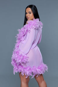 BeWicked Lux Robe Lavender