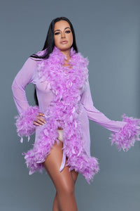 BeWicked Lux Robe Lavender