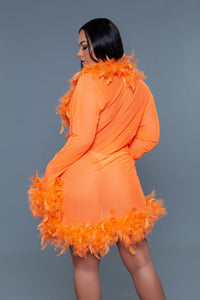 BeWicked Lux Robe Neon Orange