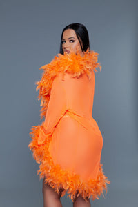 BeWicked Lux Robe Neon Orange