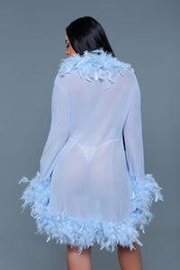 BeWicked Lux Robe Periwinkle