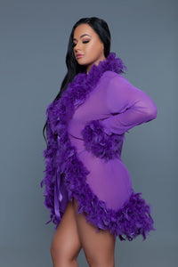 BeWicked Lux Robe Violet