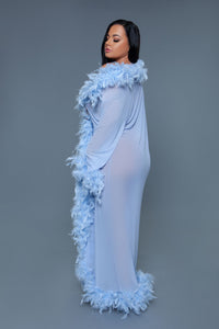 BeWicked Glamour Robe Periwinkle
