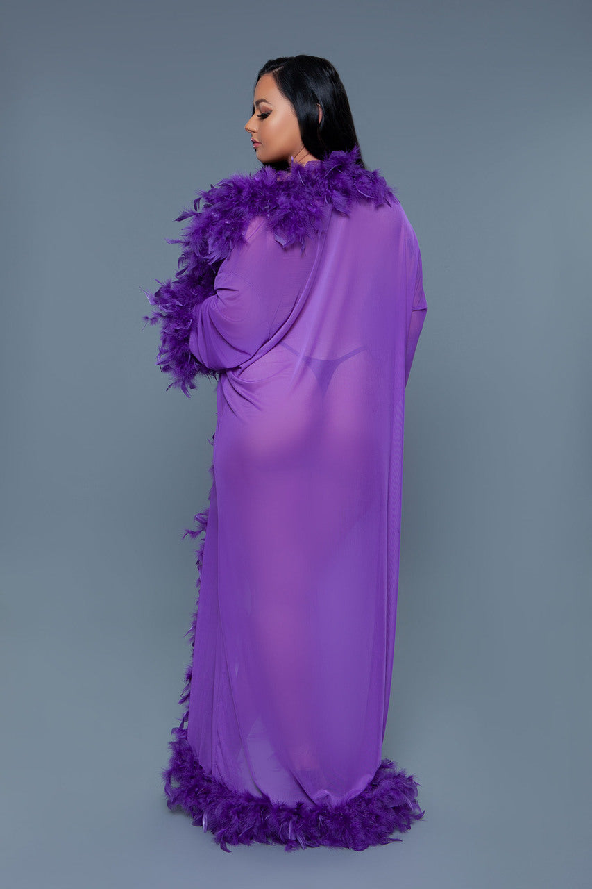 BeWicked Glamour Robe Violet