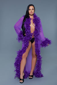 BeWicked Glamour Robe Violet
