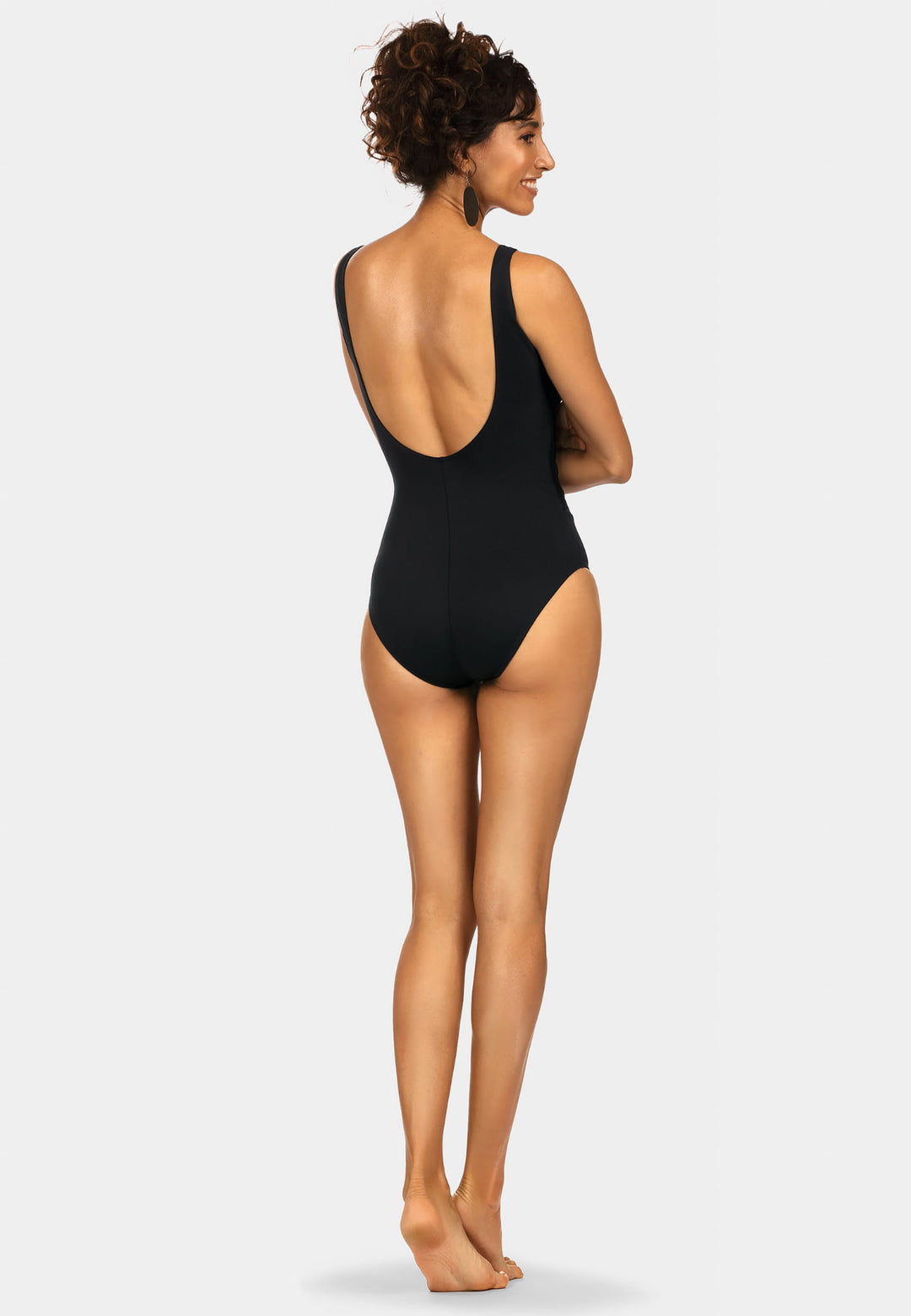 Luxury Swimwear F33C Shaping One Piece Swimsuit Black/Gold