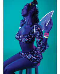 Magic Silk Summer Hazy Dayz Shrooms Crop Top Skirt and Thong Set