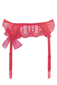 Axami Watermelon Embroidery Garter Belt