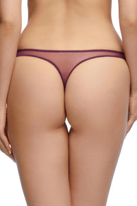 Dita Von Teese Evelina G-String Panty Aubergine