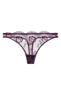Dita Von Teese Evelina G-String Panty Aubergine