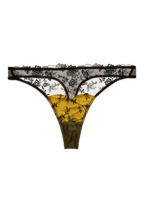 Dita Von Teese Victresse G-String Panty Chartreuse