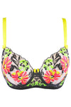 Axami 11831 Sheer Balconette Bra Juicy Bloom