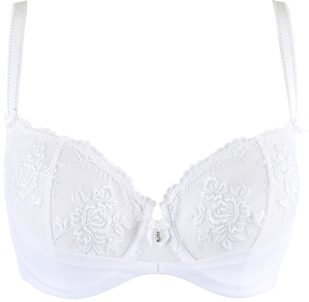 Axami 10211 Sheer Balconette Bra Passion Wave