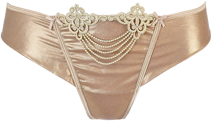 Axami 10318 Mermaid G-String Gold Shimmer Brilliance