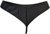 Axami Timeless Shimmering Embroidery Sheer String Panty Black