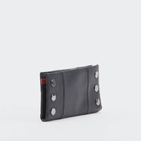 Hammitt 110 North Leather Wallet Black/Gunmetal-Rebel Romance
