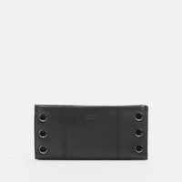 Hammitt 110 North Leather Wallet Black/Gunmetal-Rebel Romance
