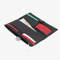 Hammitt 110 North Wallet Black/Brushed Gold-Rebel Romance