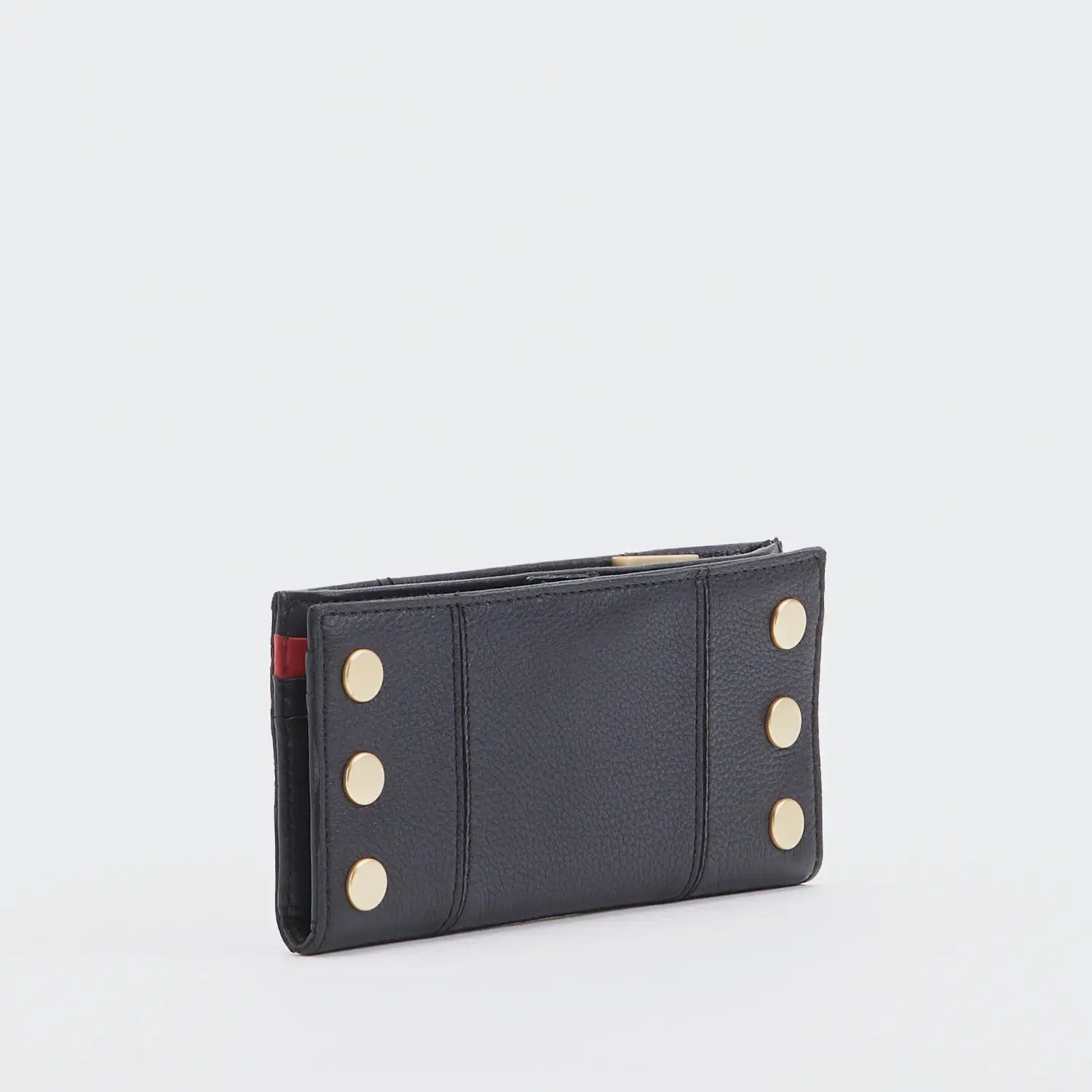 Hammitt 110 North Wallet Black/Brushed Gold-Rebel Romance