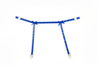 Allure Lingerie Ashley Garter & Panty Set Blue