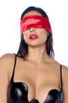 Luxurious Satin Blindfold or Hand Tie Bow Red/Black