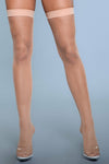 BeWicked Great Catch Thigh Highs Beige
