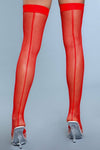 BeWicked Great Catch Thigh Highs Red