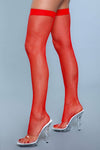 BeWicked Great Catch Thigh Highs Red