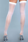 BeWicked Best Behavior Thigh Highs Sheer White