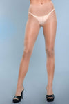 BeWicked Cuban Heel Ring My Line Pantyhose Beige