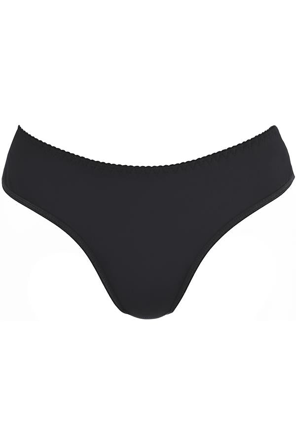 Axami 5788 Everyday Smooth Tanga Thong Black