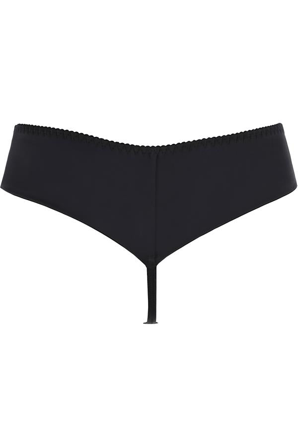 Axami 5788 Everyday Smooth Tanga Thong Black