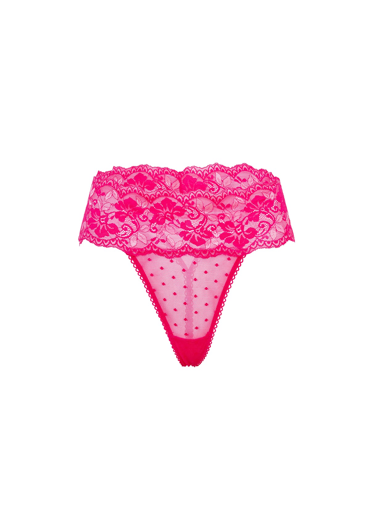 Missy G-String Lace Panty Red