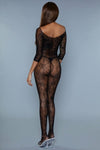BeWicked Fire & Desire Bodystocking Black