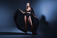 Allure Lingerie Come Closer Sheer and Latex Look Vinyl Teddy