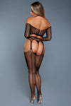 BeWicked Run The World Bodystocking Black